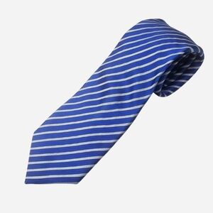 Donald Trump Signature Collection Silk Tie Mens 60 Inches Classic Blue Striped